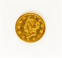 Coin 1849-O Gold $1 New Orleans Coin-Ch.AU