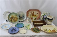 Assorted Antique & Contemporary Glass. Limoges +