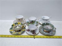 cup and saucer collection, includes royal albert