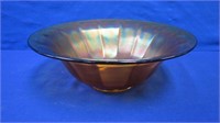 Large Iridescent Amber Bowl