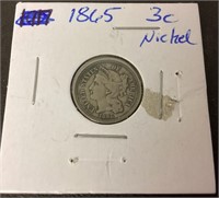 1865 3-cent nickel
