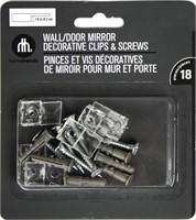 hometrends Wall and Door Mirror Decorative Clips a