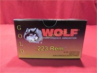 Ammo: Wolf .223 Rem Gold - 55gr.