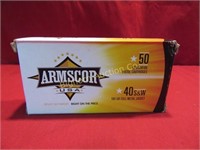 Ammo: Armscor 40 S&W 180gr. FMJ