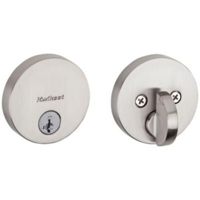 C2260  Kwikset 258 Uptown Round Deadbolt SN