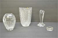 Rosenthal, Rogaska Crystal Vases