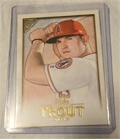 2018 Mike trout Topps Gallery Baseball Card