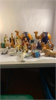 Large Porcelain Nativity Set