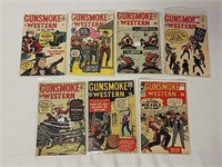 7 Gunsmoke Western comics