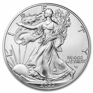 2022 1 Oz American Silver Eagle Coin Bu