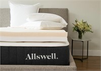 Allswell 4  Memory Foam Mattress Topper Infused wi