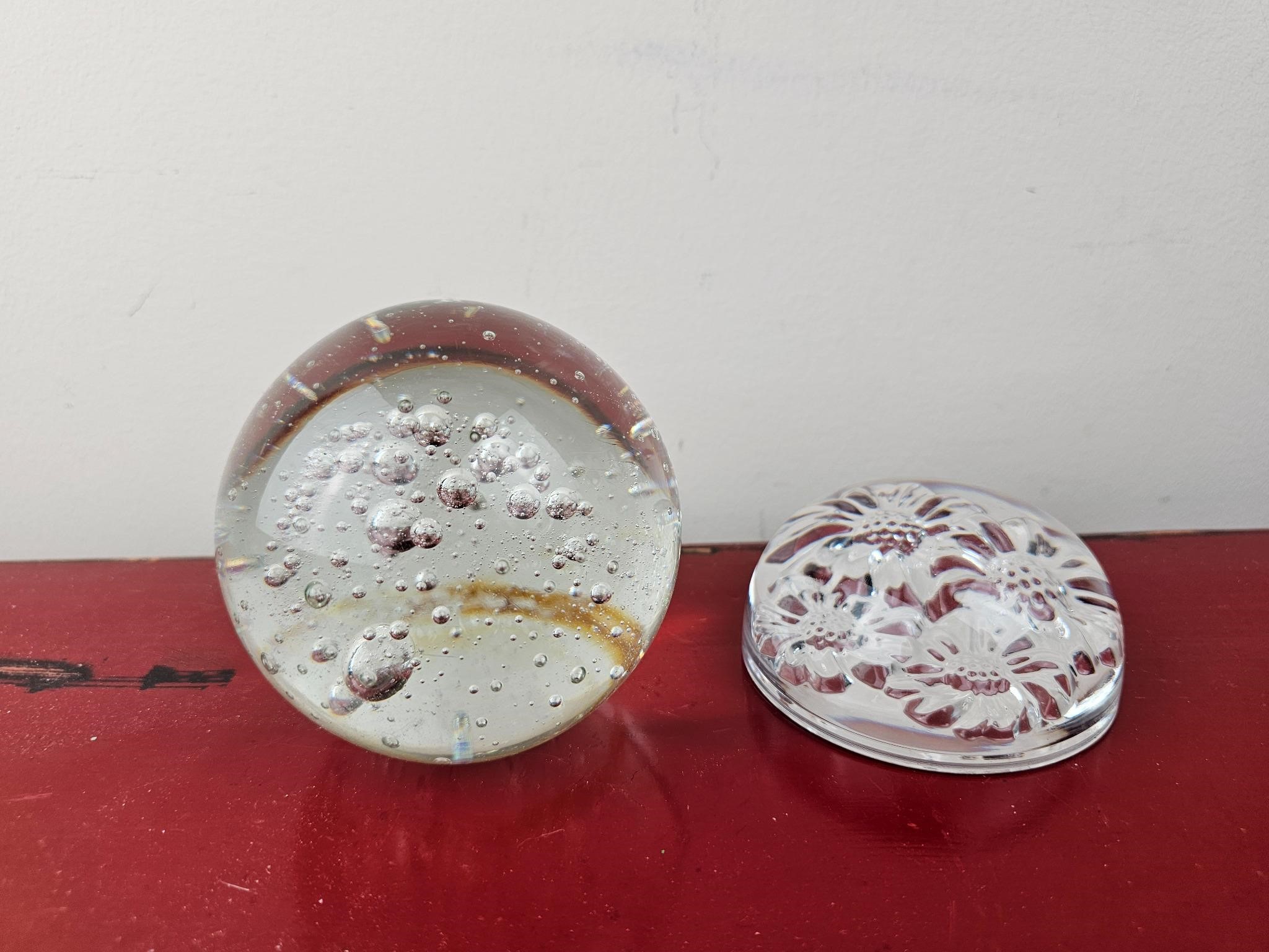 2 Pieces of Beautiful Art Glass- See Pictures