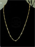 Gold-plated  18 in chain necklace