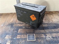 Vintage Army Cartridge Ammunitions Box 1