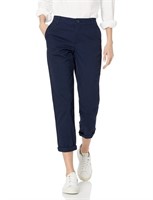 Essentials Women's Mid-Rise Slim-Fit Cropped Tape