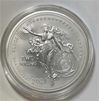 2021  1 oz .999 Pure Silver
