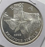 2013 Texas Silver Precious Medals