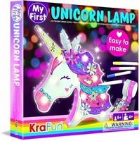 KRAFUN Easy DIY Unicorn LED Lamp Painting Kit-6+