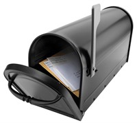 $33  Architectural Metal Black Post Mailbox