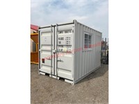 12' Container W/ Side Door & Window