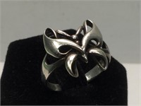 Sterling Silver Butterfly ring - size 7.5