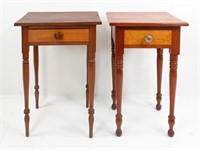 Two American Cherry & Maple Stands