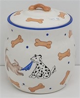 Stonelite Pottery Dog Biscuit Jar (empty)