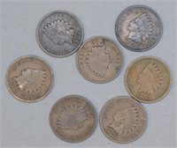 (7) 1902 Indian Head Pennies. Note: All Good