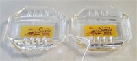 2 Early 1950's Sands Casino Ash Trays