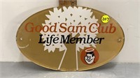 11" ACRYLIC GOOD SAM CLUB LIFE MEMBER SIGN