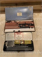 VINTAGE OUTERS RIFLE CLEANING KIT/LETTERS BOX