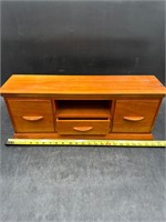 Wood Shelf w/Drawers 23"x6"x9"T
