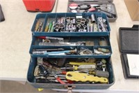 Metal Tackle Box W/ Tools