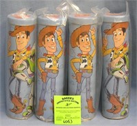 Group of vintage Toy Story tins