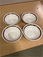 4 Large bowls dishwasher safe