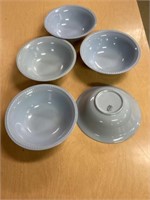 5-9 inch Kraft blue Bowls