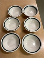6,  9 inch bowls