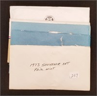 1973-P, ’76-D, ’77-D Souvenir Sets; 1986, ’87