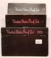 1979, ’80, ’81 Proof Sets