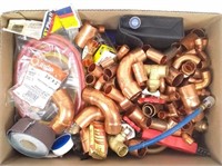 Assorted Refrigerator Hardware, Copper Fittings