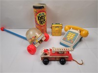 Fisher Price toys- Krazy Ikes plastic pieces