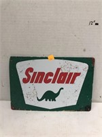 Sinclair Metal Sign Approx 12x8
