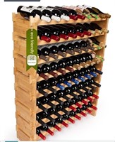 DECOMIL - 72 Bottle Stackable Modular Wine Rack