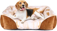 Supet Washable Rectangular Dog Bed  Medium Large
