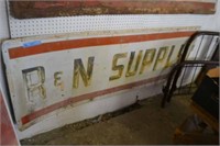 R & N Supply Rectangular Metal Sign