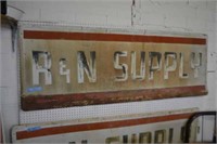 R & N Supply Rectangular Metal Sign