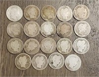 (19) U.S. Barber Dimes