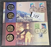 George Washington Presidental Dollar first day