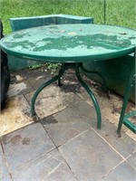3 Outdoor Tables- NO TOPS ON 2