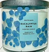 $29.95 Bath& Body Works Eucalyptus Rain Candle AZ3